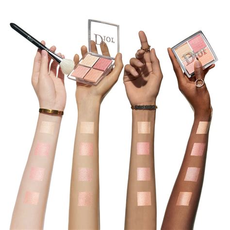 dior glow face palette swatches|christian dior backstage glow face.